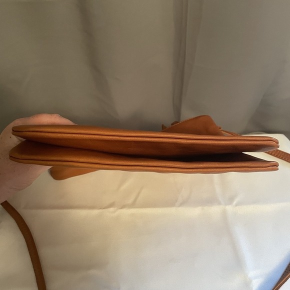 CLARE  V. Double Sac Bretelle Tan Neptune Brown Shoulder Bag Clutch Purse NEW - Picture 3 of 16